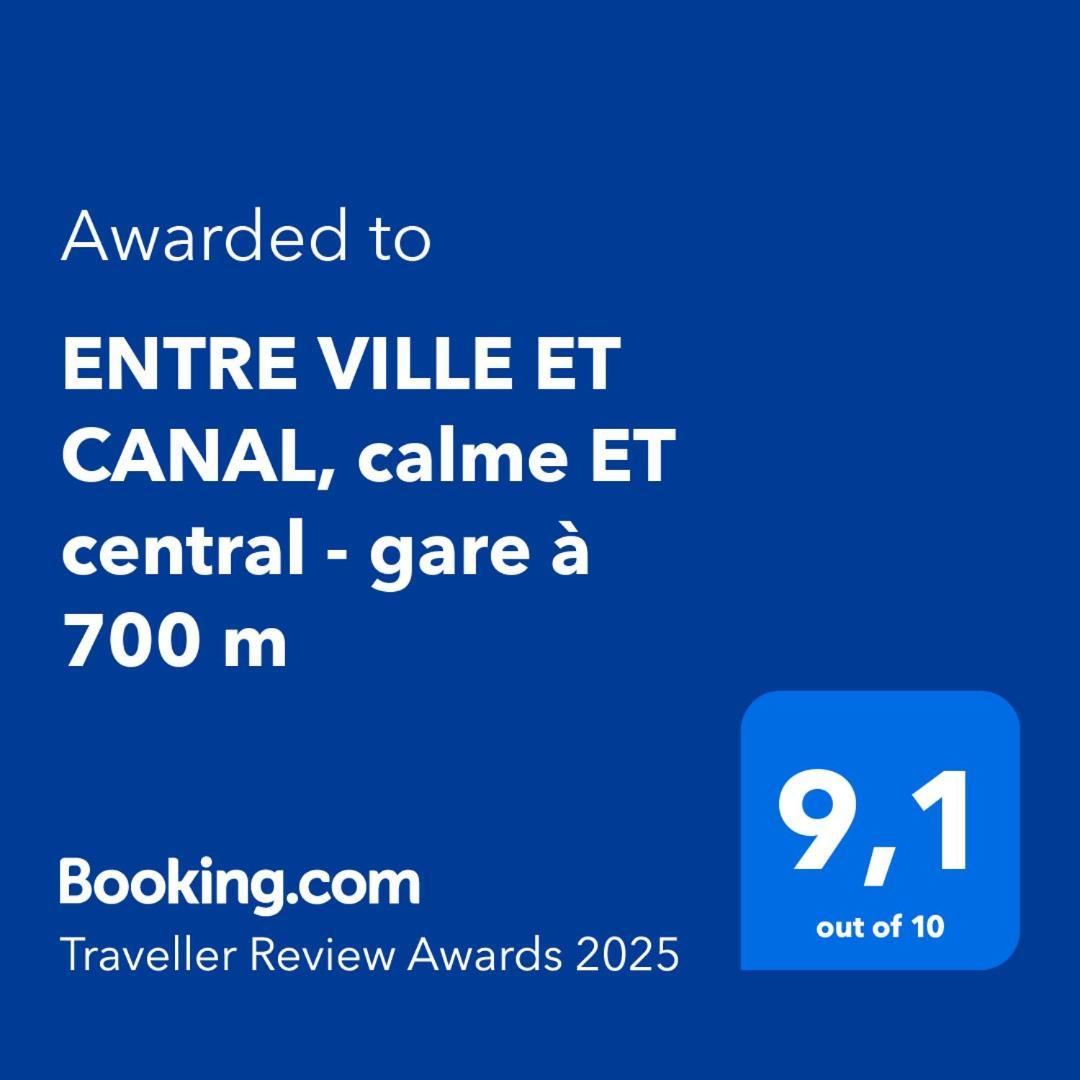 Entre Ville Et Canal, Calme Et Central - Gare A 700 M Narbonne Exterior photo